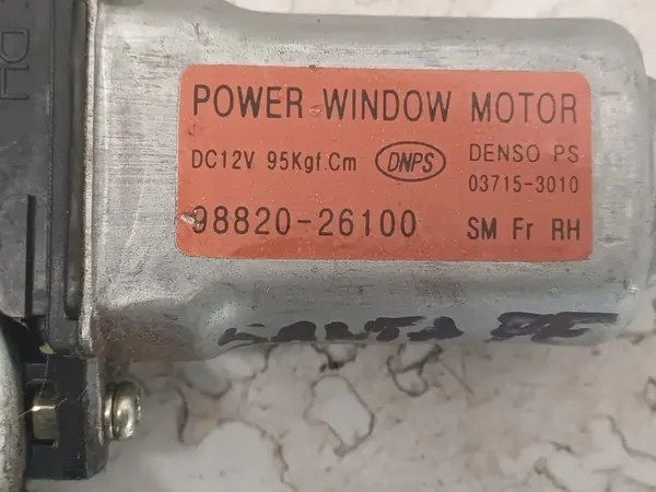 Motor de elevación de ventana delantero derecho HYUNDAI SANTA FE 2PIN 9882026100 image 5