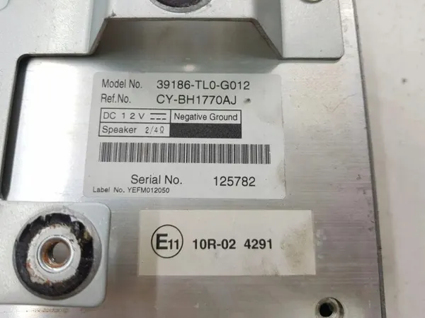 Honda Accord 2008 Äänenvahvistin OEM 39186TL0G012 image 7
