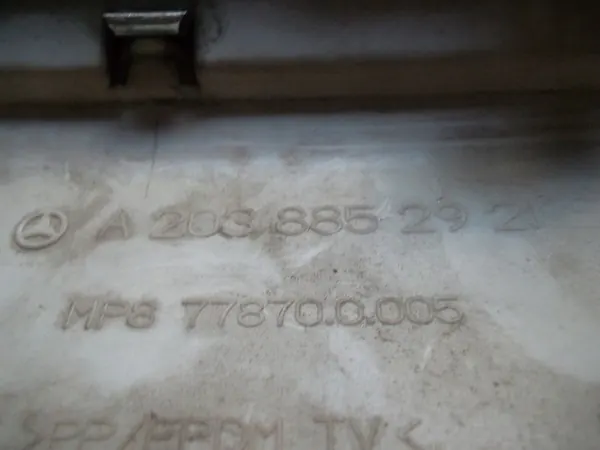 MERCEDES C KLASA 203 W203 Rivestimento Paraurti con Cromo image 3