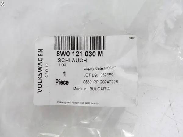 Termostatrör OEM 62156588 för Audi RS5 8W6 image 7
