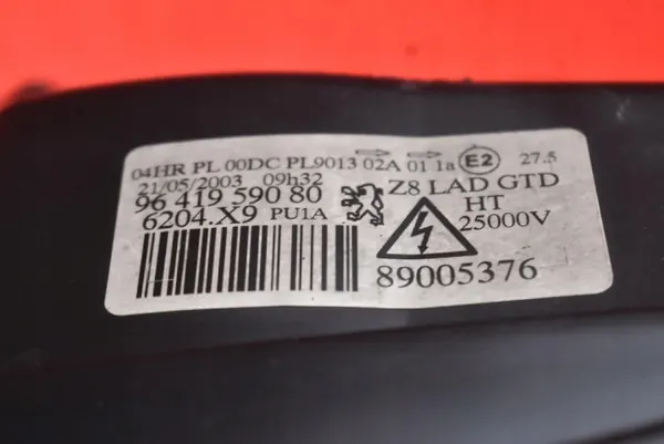 Farol esquerdo Xénon EU Peugeot 607 00-04 9641959080 image 3