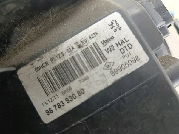 Faros delanteros derecho Peugeot 508 I SW 9678393080 VALEO image 9