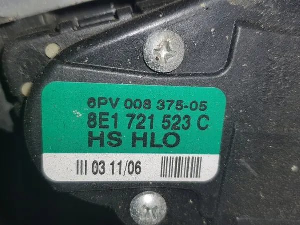Gaspotentiometer Audi A4 B6 B7 OE 8E1721523G image 2