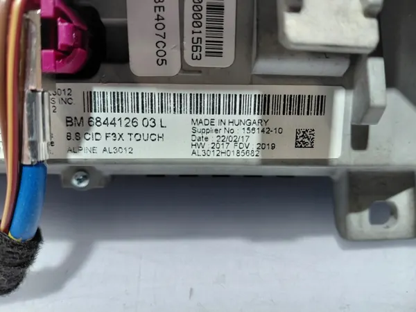 BMW 6844126 8,8" touchmonitor voor F20 F21 F22 image 7