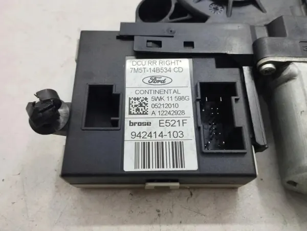 Régulateur de vitre gauche arrière Ford Kuga I OEM 7M5T14B534 image 3