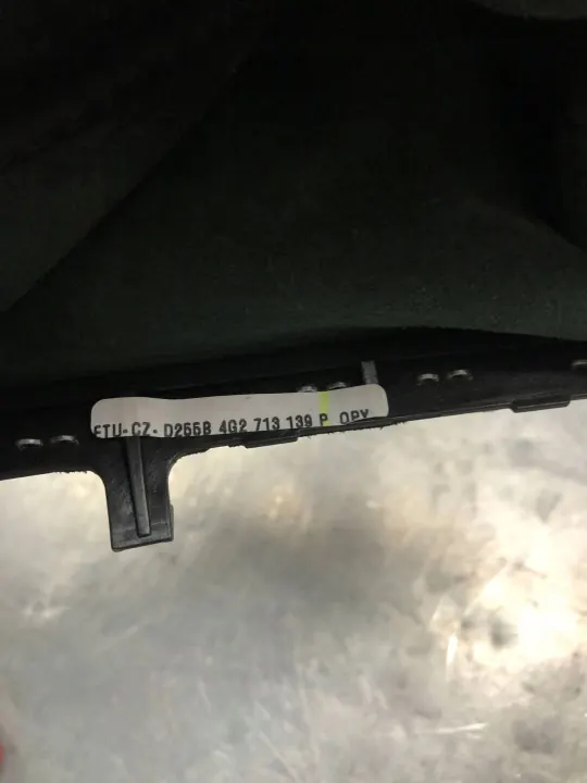Pomo de mudanças S-Tronic Audi OEM 4G2713139P Alcantara image 7