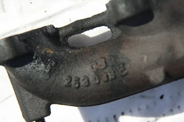 VW PASSAT B5 1.9 TDI Coletor de Escape 038253033E image 3