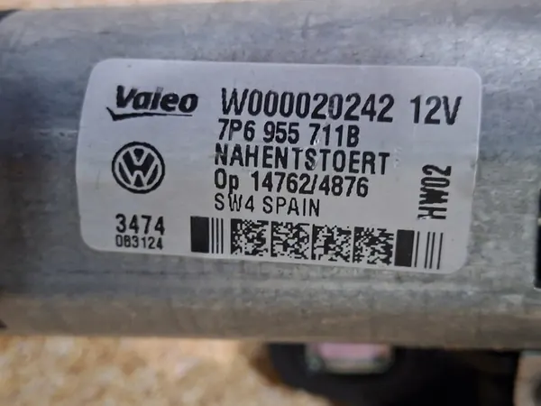 VW Touareg II Heckwischermotor 7P6955711B image 4