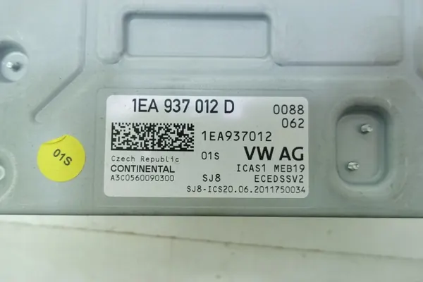 VW ID3 Comfort Gateway Module OEM 1EA937012D image 4