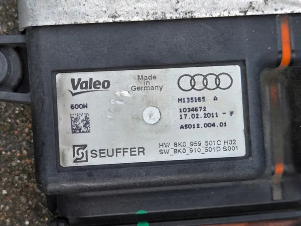 AUDI A4 B8 2.0 TDI Tuulettimen Ohjausmoduuli 8K0959501C image 5