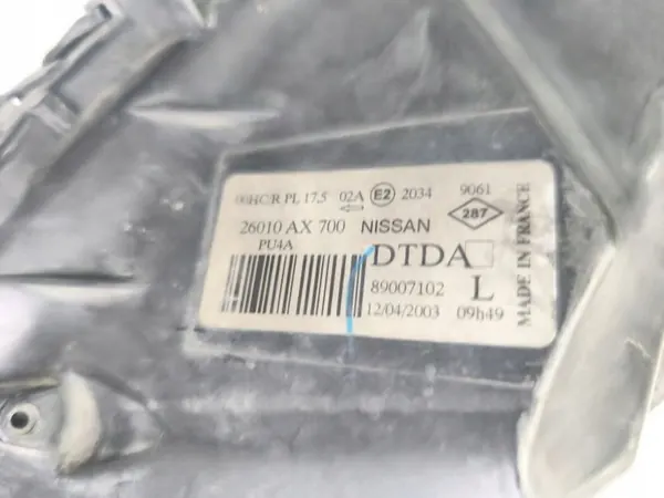 Vasen etuvalaisin Nissan Micra K12 03-10 EU 26010AX700 image 6