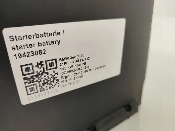 Batterie AGM BMW OEM 8716678 12V 92Ah 850A image 4
