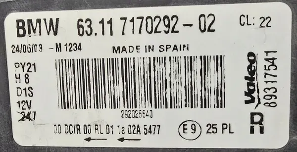 Farol Direito BMW 1 E81 E82 E87 E88 2007-2011 - Xenon image 2