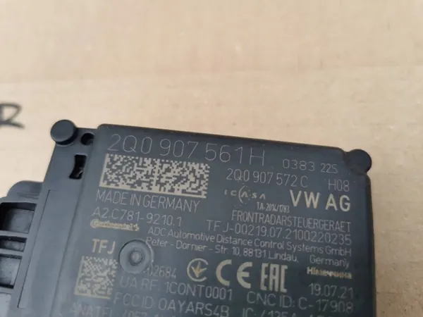 OEM 2Q0907561HBAX Etututka-anturi VW Audi:lle image 4