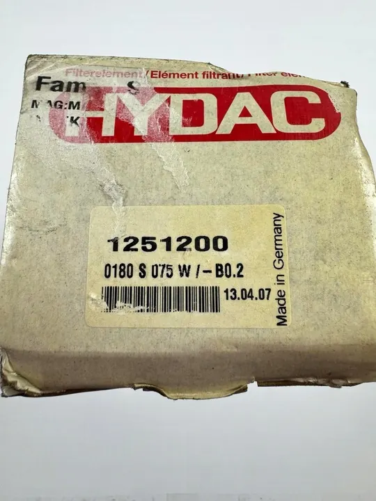 Filtre hydraulique 180S 075W/-B0.2 OEM 5901736051302 image 3