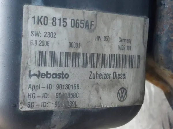 Webasto Standheizung OEM 1K0815065AF für Touran image 5