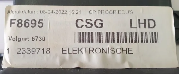Elektronisches Steuermodul OEM 2339718 für DAF XG XF image 3