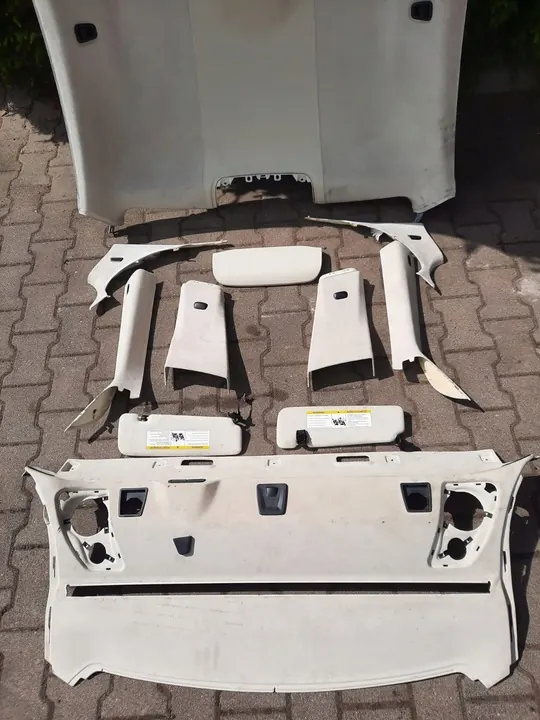 BMW M6 F06 Gran Coupe Visera Solar Cuero Blanco image 5