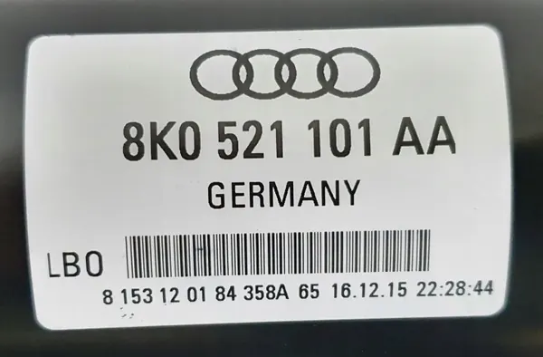 Arbre de transmission Audi A5 8T OEM 8K0521101AA Occasion image 8