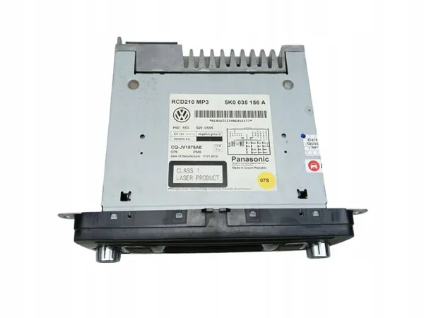 Radio CD Volkswagen OEM 5K0035156A pour Caddy III image 7