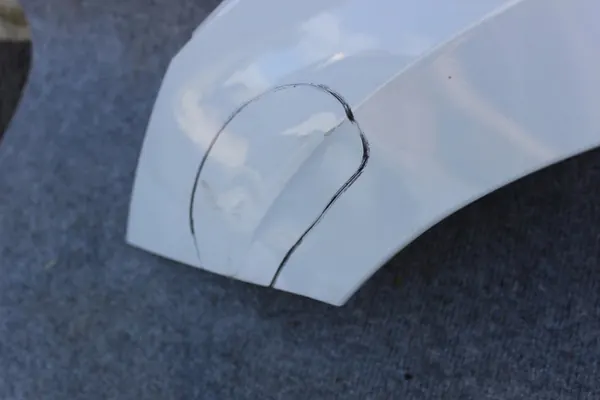 Vänster Skärm SKODA OCTAVIA IV Vit 5E3821105 image 4