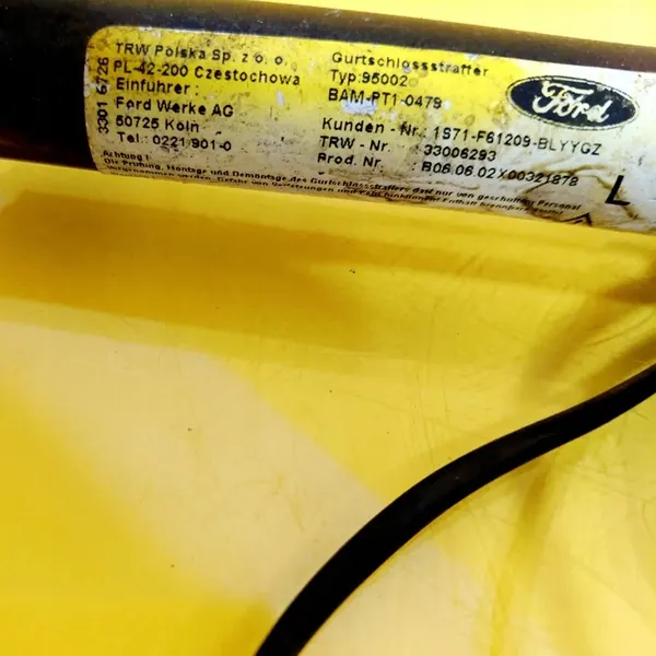 Boucle de ceinture de sécurité avant gauche Ford Mondeo Mk III DRC87656 image 3