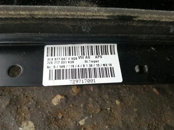 Teto solar VW OEM 3G9877041 para Passat B7 Alltrack 2016 image 4