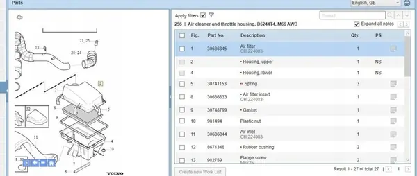 Ilmansuodattimen kotelo Volvo XC90 I 30636833 image 8