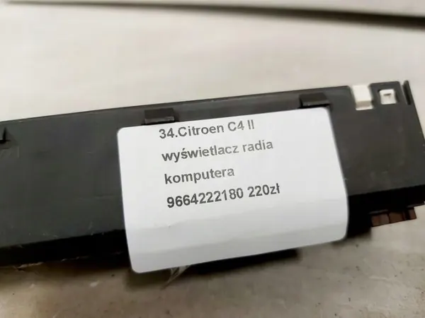 OEM 9664222180 Pantalla de Radio para Citroen C4 II B7 image 4