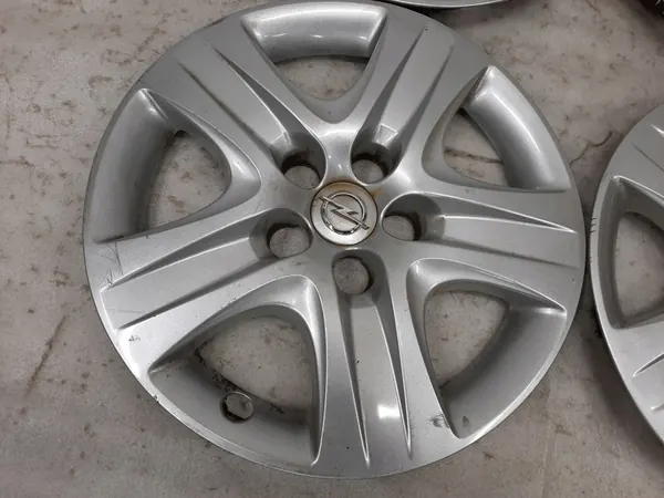 4× Radkappen Opel OE Original 17" Silber image 4