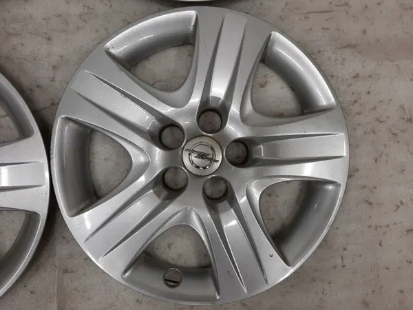4× Radkappen Opel OE Original 17" Silber image 5