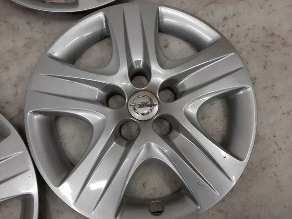 4× Radkappen Opel OE Original 17" Silber image 6