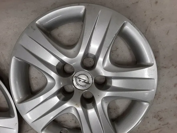 4× Radkappen Opel OE Original 17" Silber image 8