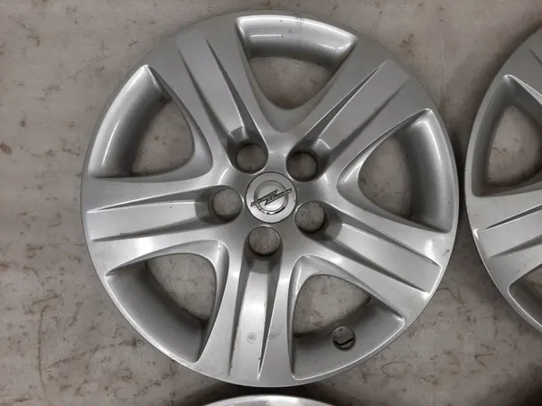 4× Radkappen Opel OE Original 17" Silber image 9