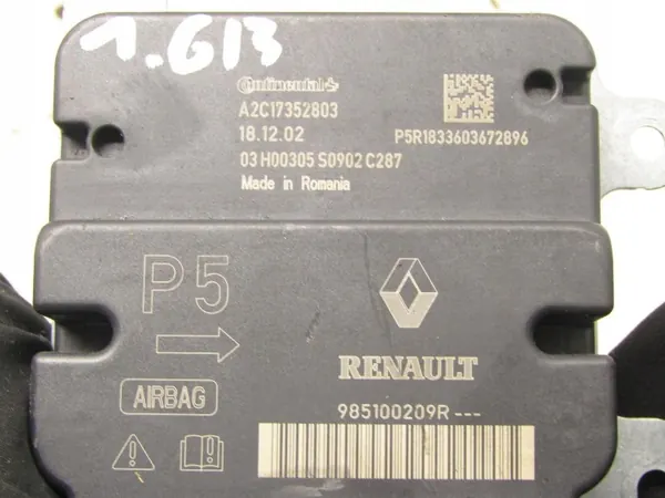 Sensor Airbag Dacia OEM 985100209R - Usado image 4