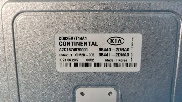 KIA CEED 3 III 1.4 T-GDI Calculateur Boîte 95440-2DNA0 image 7