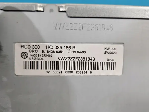 OEM 1K0035186R fabrieksradio voor VW Passat B6 image 6