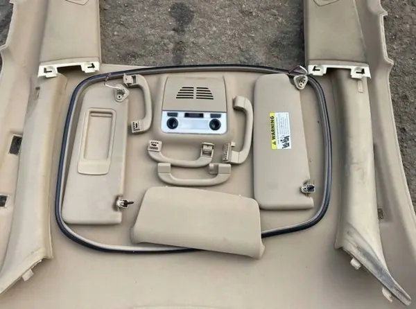 OEM PODSUFITKA SUFIT JASNA SZYBERDACH SŁUPKI KOMPLET BMW E90 image 3