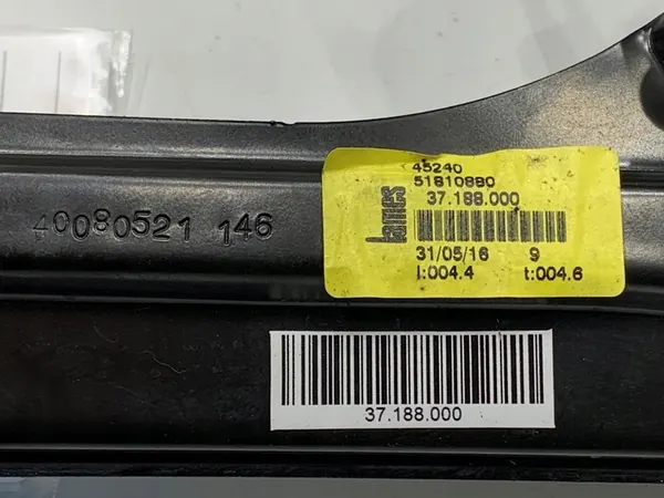 Elevador de vidro dianteiro esquerdo Fiat Doblo II 51810880 image 4
