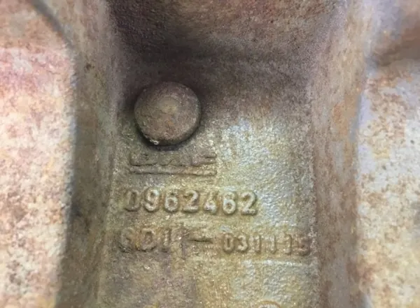 DAF 1426779 Monteringsplatta för höger axelmärkning image 5