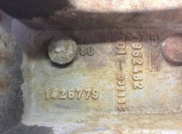 DAF 1426779 Monteringsplatta för höger axelmärkning image 6