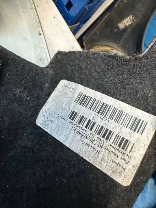 Garniture coffre Hyundai i30 II OEM 85730A6040RY image 4