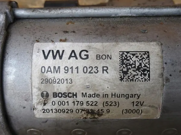 ARRANQUE AUDI A3 8P LIFT 0AM911023R image 3