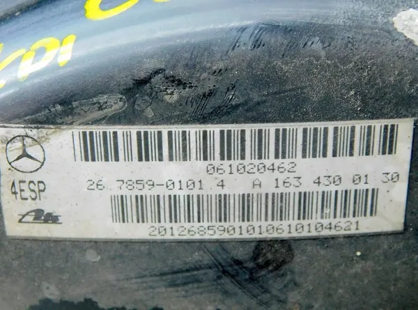 Rembekrachtiger A1634300130 Mercedes-Benz M-Klasse I W163 image 8