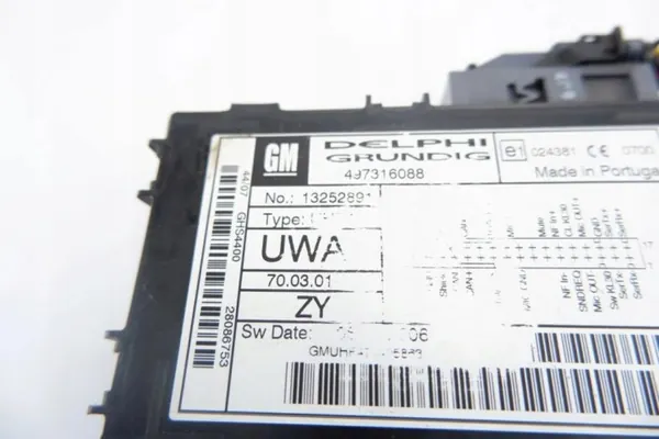 Módulo Bluetooth Opel Astra H OEM 13252891 image 4