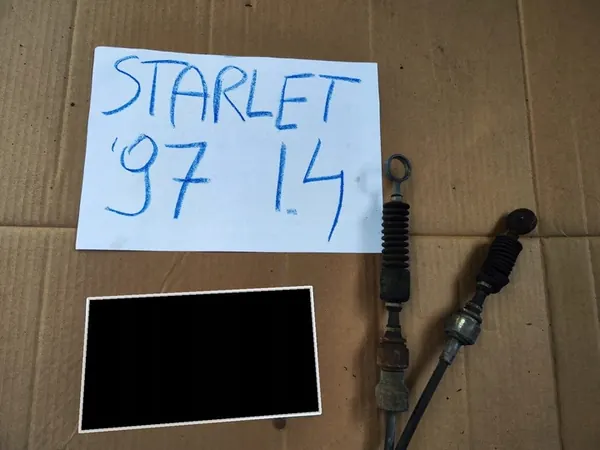 Gear Shift Cables Toyota Starlet 1.3 1.4 1996-99 OEM image 3