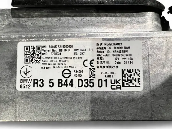 Käytetty BMW CD/DVD-vaihtaja OEM BMW6512 2-sarjalle image 3