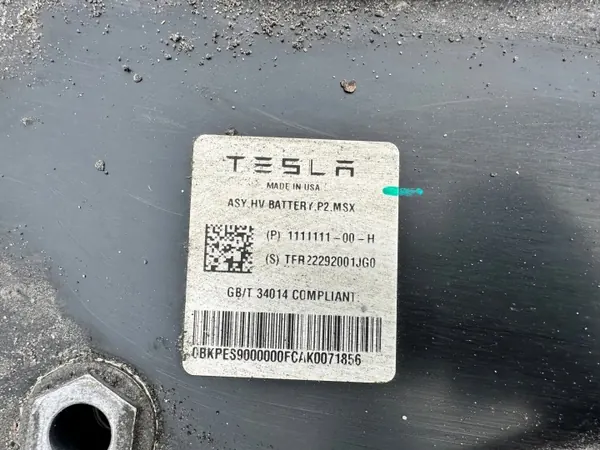 OEM 1111111-00-H Tesla Batterie 95Ah Gebraucht image 4