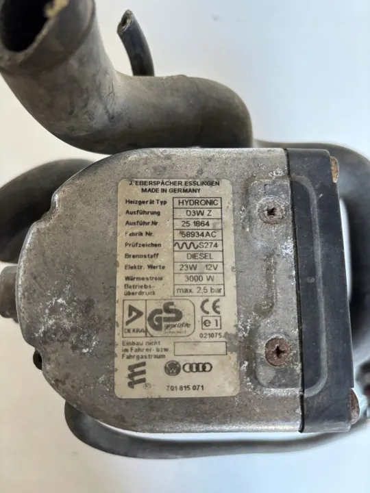 Webasto-lämmitin OEM 701815071 VW T4 96-03 2.5 TDI image 3