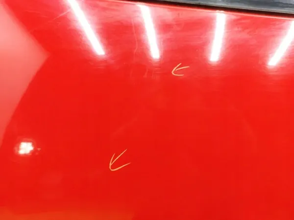 Höger bakdörr PEUGEOT 107 2005-2014 KJH Röd image 4